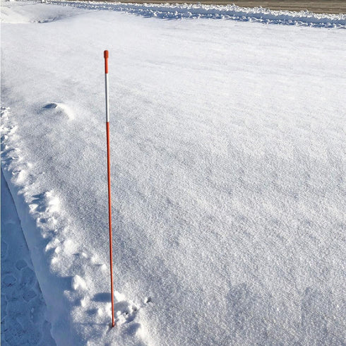 Pack 25 48 inches, 5/16 inch The ROP Shop of Driveway Markers, Rods, Stakes, Snow Poles, Orange Reflective Fiberglass