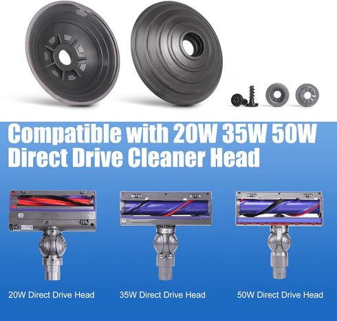 Replacement Ball Wheel Parts for Dyson Vacuum Cleaner - Compatible with V6, V7, V8, V10, DC58, DC59, DC62