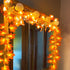4 Pack Fall Decor Garland with Lights, 40Ft 80LED Enlarged Maple Leaves, Battery Operated Autumn Harvest Decor