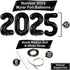 KatchOn Huge Black 2025 Balloons Number, 42 Inch Graduation Balloons, Foil Decorations for Class of 2025