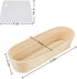 ANPHSIN 13" Banneton Bread Proofing Basket - Oval Dough Rising Bowl with Liner for Sourdough Homemade Bread Baking