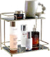 Simmerstone 2 Tier Bathroom Vanity Tray, Multifunctional Cosmetic Storage Rack for Dresser and Countertop