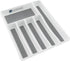 Lavish Home Silverware Drawer Organizer with 6 Sections and Nonslip Tray for Kitchen Flatware, Cutlery, Office