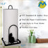 Countertop Paper Towel Holder, Kitchen Paper Towel Stand, Fits Standard Jumbo Roll in Dining Table or Bathroom, Metal