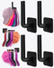 Hat Rack for Storage (4-Pack), Multi-Purpose Organizer with Strong Adhesive Hooks for Baseball Caps