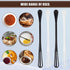 6pcs Mini Whisks - Multifunctional Small Whisks for Cooking with Ergonomic Long Handle for Mixing Sauces