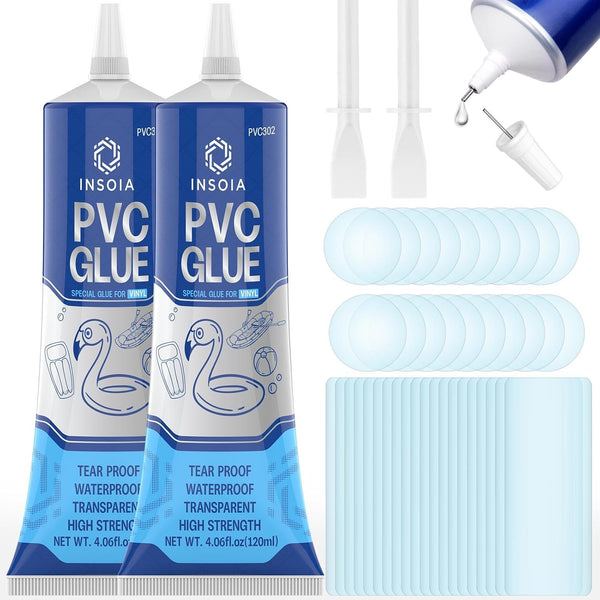 Pool Liner Patch, Air Mattress Repair Kit 120 ML x 2 Waterproof