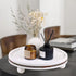 SAOCAIHUL 11.81 Inch, Farmhouse Decorative Round Tray, Versatile Centerpiece Tray for Coffee Table Kitchen Living Room