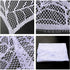 AerWo Halloween Decorations Indoor Fireplace Mantel Scarf, White Lace Spiderweb Cover for Halloween Mantle Decor, 18x96
