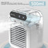 Portable Air Conditioners, Mobile Mini Evaporative Air Cooler for Home, Office, Camping, Car