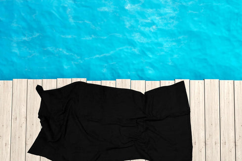 Pack 6 24" 50", 100% Large Bath Towels of x Cotton Terry Soft, Quick-Dry & Highly Absorbent Black Towels for Bathroom
