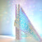 Windimiley Stained Glass Window Privacy Film - 3D Rainbow Diamond Prism Decorative Holographic Stickers