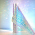 Windimiley Stained Glass Window Privacy Film - 3D Rainbow Diamond Prism Decorative Holographic Stickers
