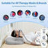HOMCA CPAP Pillow for Side Sleeping, Cervical Neck Pillow for All CPAP Masks Users to Reduce Air Leaks & Masks