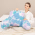 Hobed Life Cozy 30x17x17 Inch, Fur Backrest Pillow with Arms, Premium Filling, Great Back Support Reading Pillow