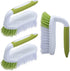 Heavy Duty Scrub Brush, 3 Pcs Comfortable Grip Cleaning Brushes for Shower, Bathroom, Sink, and Kitchen
