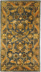 SAFAVIEH Antiquity Collection 2' x 3' Blue/Gold AT52C Handmade Traditional Oriental Premium Wool Accent Rug