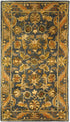 SAFAVIEH Antiquity Collection 2' x 3' Blue/Gold AT52C Handmade Traditional Oriental Premium Wool Accent Rug