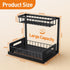 Under Sink Organizer 2 Pack, Pull Out Cabinet Shelf, Kitchen Bathroom Storage with Sliding Drawer for Home
