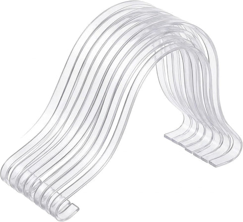 SYBL 10Pcs/5 Pair Durable Clear Acrylic Shoe Display Stand Shoe Supports Shaper Forms Inserts for Shoe Store Retail