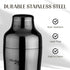Set 10-Piece Set Mixology & Craft Cocktail Shaker with Bamboo Stand - Professional Bartender Kit - Complete Bar