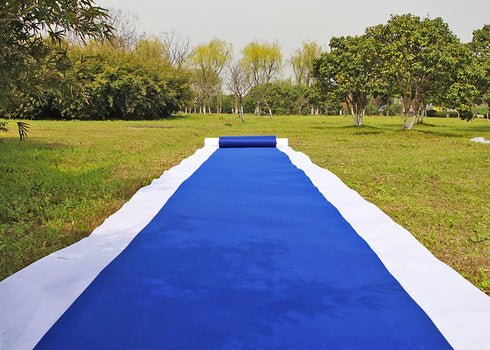Aisle Runners Wedding Royal Blue Aisle Runner Carpet Rugs for Ceremony Party and Events Decoration 2ft x 15ft