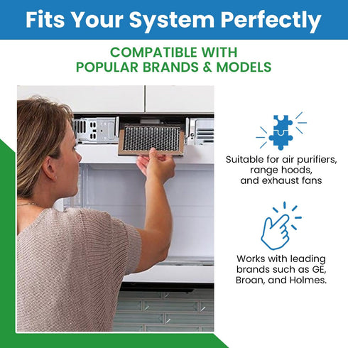 Replacement Carbon Pre/Post Filters for Holmes Air Purifiers - Compatible with Part AOR31 Filter I - Dims: 4-1/4 x