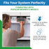 Replacement Carbon Pre/Post Filters for Holmes Air Purifiers - Compatible with Part AOR31 Filter I - Dims: 4-1/4 x