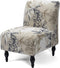 Liykimt Armless Accent Slipper Chair Cover Slipcover,Slipper Chair Without Arms Fabric Stretch