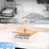 Bamboo Laundry Detergent Sheets Organizer with Acrylic Storage Container