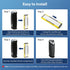 FLT4825 Filter B Replacement for Guardian, 2 H13 Hepa Filters + 8 Carbon Filters for Air Purifier