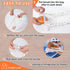 ORORIN Accessories,2-Pack Reusable Bread Bags for Homemade Bread,Linen Sourdough Bag Storage Container with Clear
