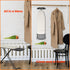 Wall Mount Ironing Board Hanger, Organizer Rack for Laundry Rooms, Space-Saving Storage with Screws (Black)