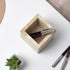 Countertop Real Natural Travertine Marble Toothbrush Holder & Pen Holder & Makeup Brush Holder & Utensil Holder