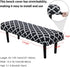 Stretch Bench Covers, Bench Seat Cover, Printed Seat Protector, Washable Slipcover, Rectangle Bench Cover for Dining