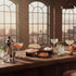 3 Rimmer Set Rimming Rimmer Mifoci Acacia Tier Margarita Salt Magnetic Station with Lid and Sponges Bar Glass Home Bar