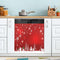 Christmas Tree Snowman Magnetic Sticker, Dishwasher Door Cover, Kitchen Cabinet Panels, Fridge Magnet Decor 23"W x 26"H