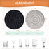 8 Pcs Boho Coasters for Drinks, Silicone Coasters with Holder, Boho Style Grooved Pattern, Tabletop Protection Coaster