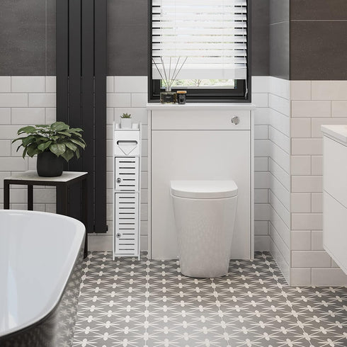 2 TuoxinEM Storage Cabinet for Small Spaces, Over The Toilet Cabinet for Skinny Bathroom Storage Corner Floor, Slim