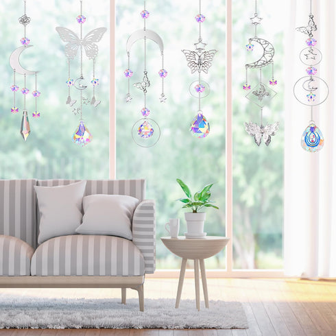 Lyukii 300 Pcs DIY Suncatchers Making Kits Craft for Adults Crystal Suncatchers for Window Hanging Sun Catcher