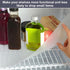 4 12 48 Inch Barydat Pcs Frosted Plastic Wire Shelf Liner Clear Frosted Hard Refrigerator Shelf Mats Non Adhesive