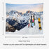 Shrahala Snow Tapestry, Large Wall Hanging for Bedroom or Living Room, Snowboard Theme (59.1 x 82.7)