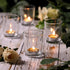 60Pcs DARJEN Votive Candle Holders- Clear Tea Lights Candle Holder, Glass Candle Holders Bulk for Wedding Centerpieces