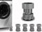 4Pcs Anti Vibration Pads for Washing Machine, Height Adjustable Shock and Noise Cancelling Pads