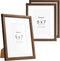 Fun Memories 5x7 Oak Picture Frame for Wall, 5x7 Frame with Matted