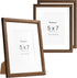 Fun Memories 5x7 Oak Picture Frame for Wall, 5x7 Frame with Matted