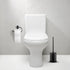 2 Pack ToiletTree Products Deluxe Toilet Brush with Lid - Black