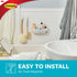 Command 5 Set 1 1 1 2 Bathroom Accessories, Piece Bathroom Organizer - Shower Caddy, Soap Dish, Toothbrush Holder
