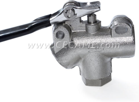 Stainless Steel 1/4 Carpet Cleaning Wand Angle Valve, 2000 PSI Truckmount