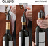Stainless Steel Wine Bottle Stoppers - 6 Pack Plugs with Silicone Toppers, Leak-Proof, Keeps Wine Fresh Accessories